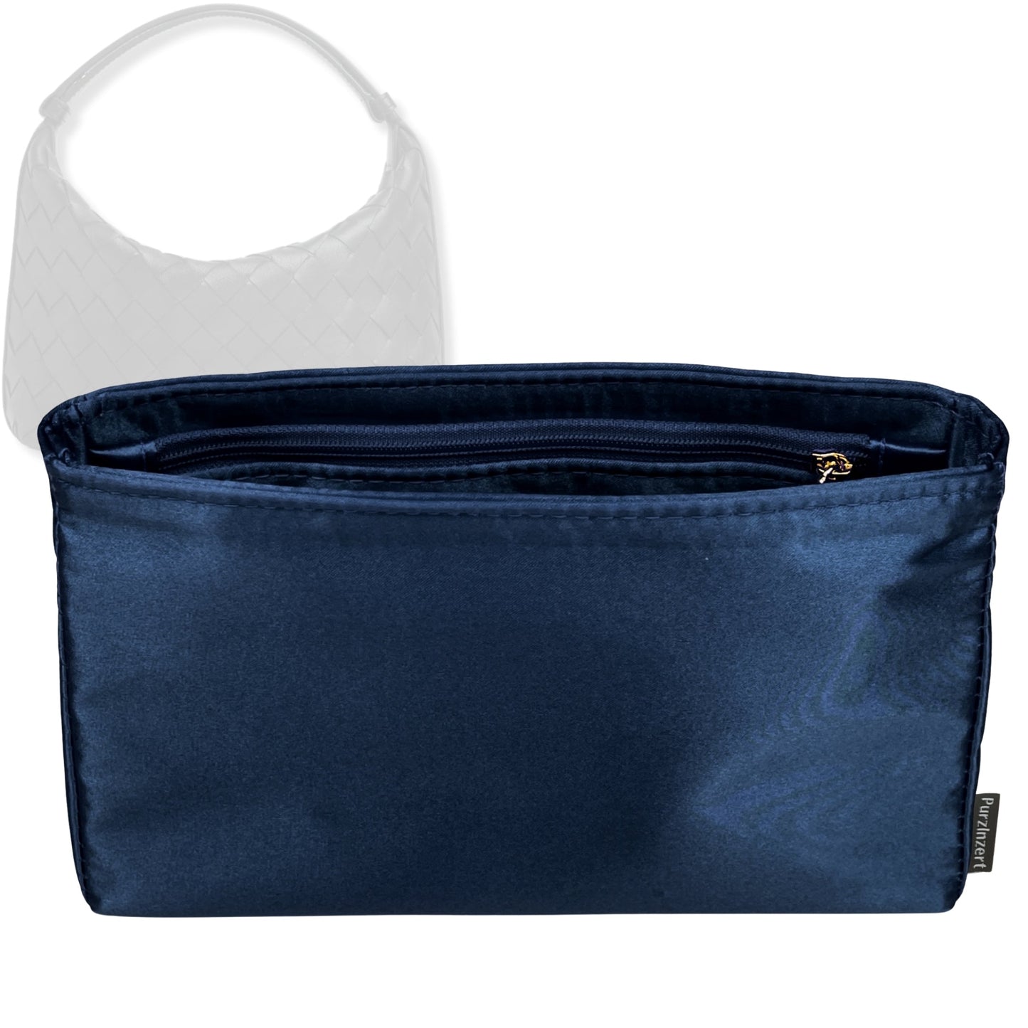 Bag Insert for (Bottega Veneta, BV Wallace) Organizer Tote Purse Organiser Liner Shaper [Premium Silk Material]