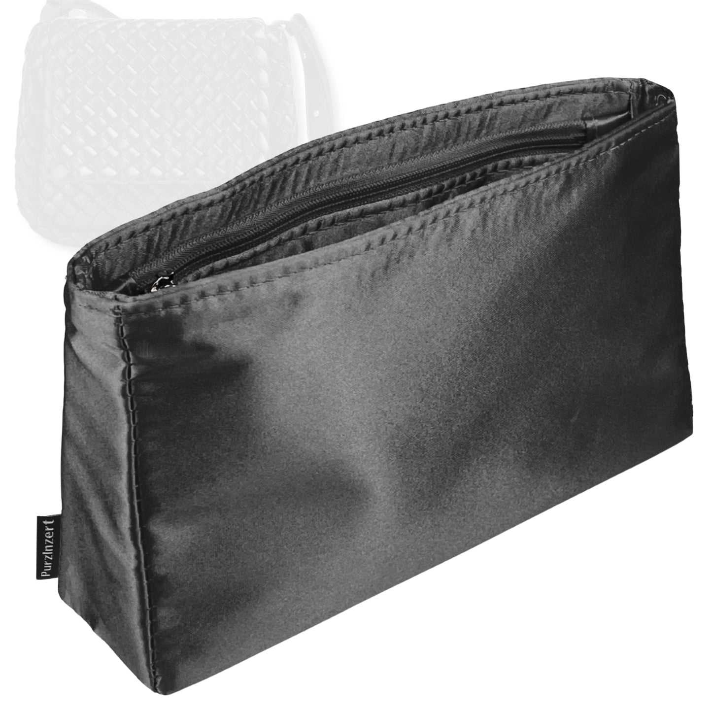 Bag Insert for (Bottega Veneta, Cobble Shoulder Bag 26cm) Organizer Tote Purse Organiser Liner Shaper [Premium Silk Material]