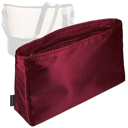 Bag Insert for (Chanel, Gabrielle XL Hobo) Organizer Tote Purse Organiser Liner Shaper [Premium Silk Material]