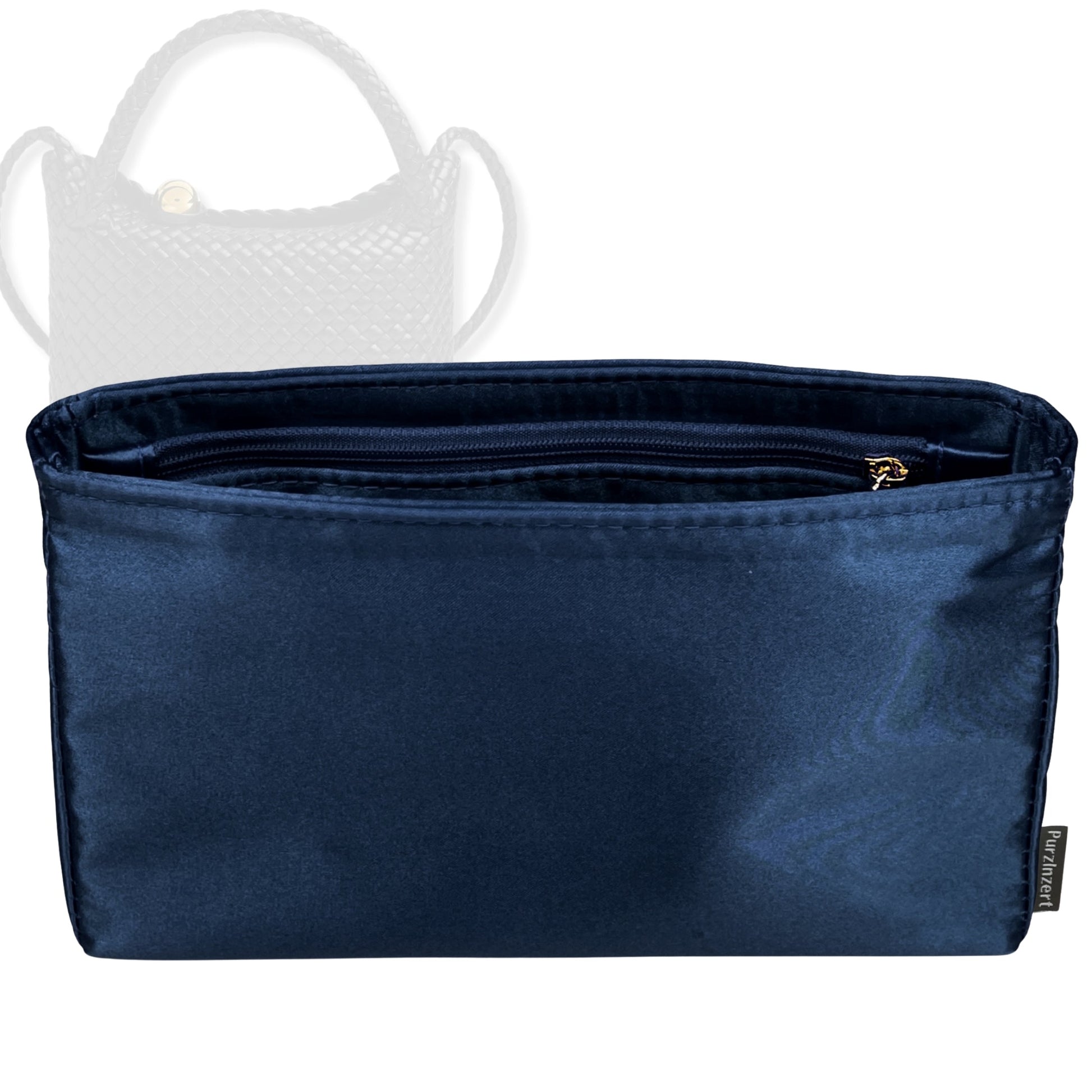 Bag Insert for (Bottega Veneta, Tosca 27cm) Organizer Tote Purse Organiser Liner Shaper [Premium Silk Material]