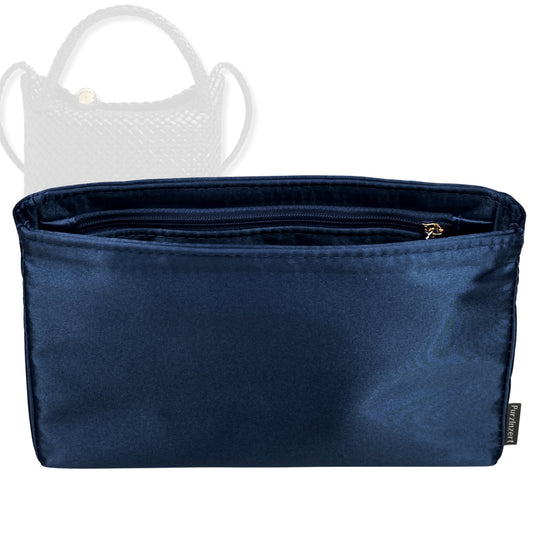 Bag Insert for (Bottega Veneta, Tosca 27cm) Organizer Tote Purse Organiser Liner Shaper [Premium Silk Material]