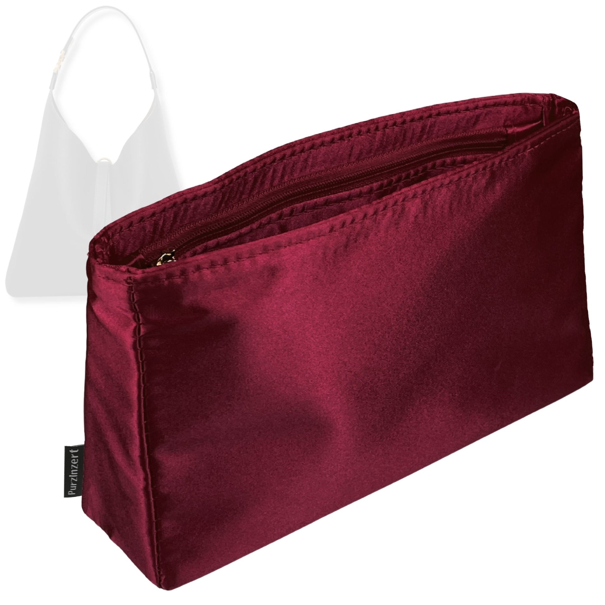 Bag Insert for (Chloe, Small Marcie Hobo Bag) Organizer Tote Purse Organiser Liner Shaper [Premium Silk Material]