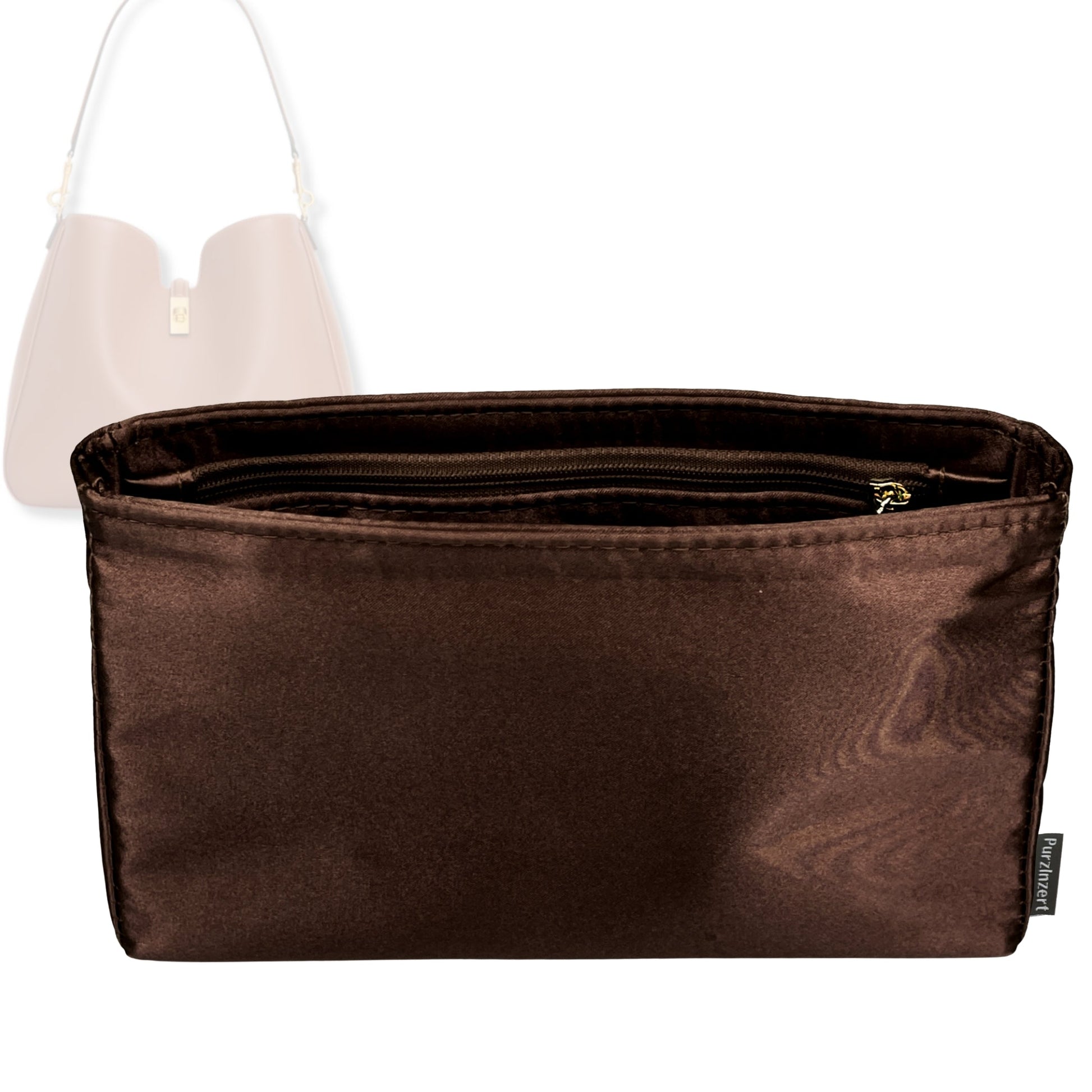 Bag Insert for (Celine, Small Camille 16) Organizer Tote Purse Organiser Liner Shaper [Premium Silk Material]
