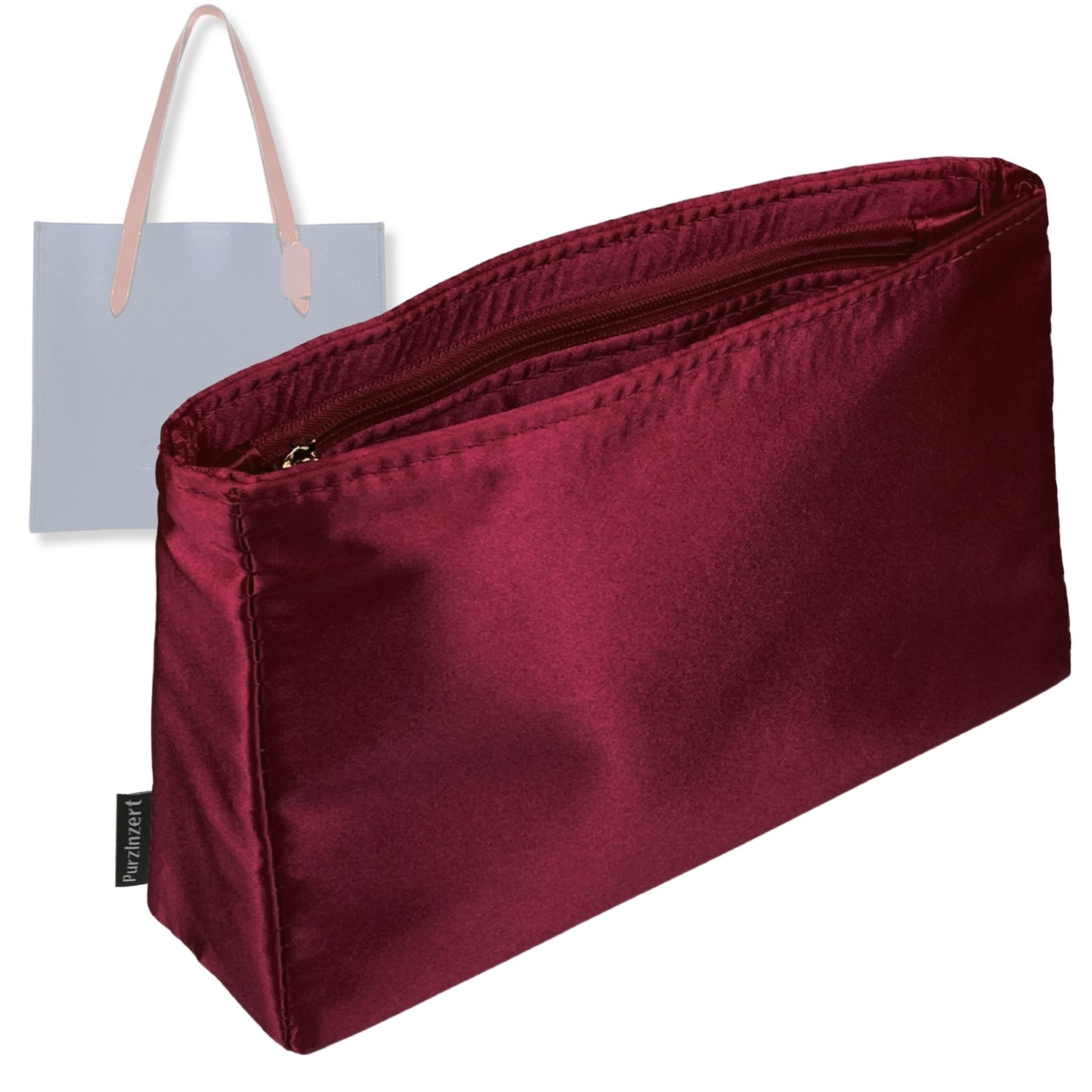Bag Insert for (Coach, Relay Tote 17) Organizer Tote Purse Organiser Liner Shaper [Premium Silk Material]