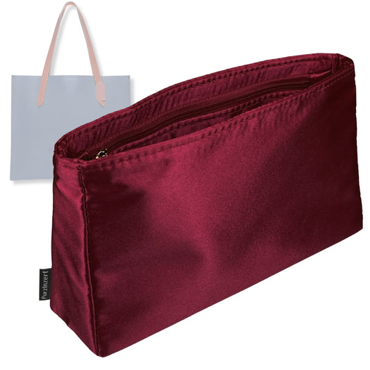 Bag Insert for (Coach, Relay Tote 17) Organizer Tote Purse Organiser Liner Shaper [Premium Silk Material]