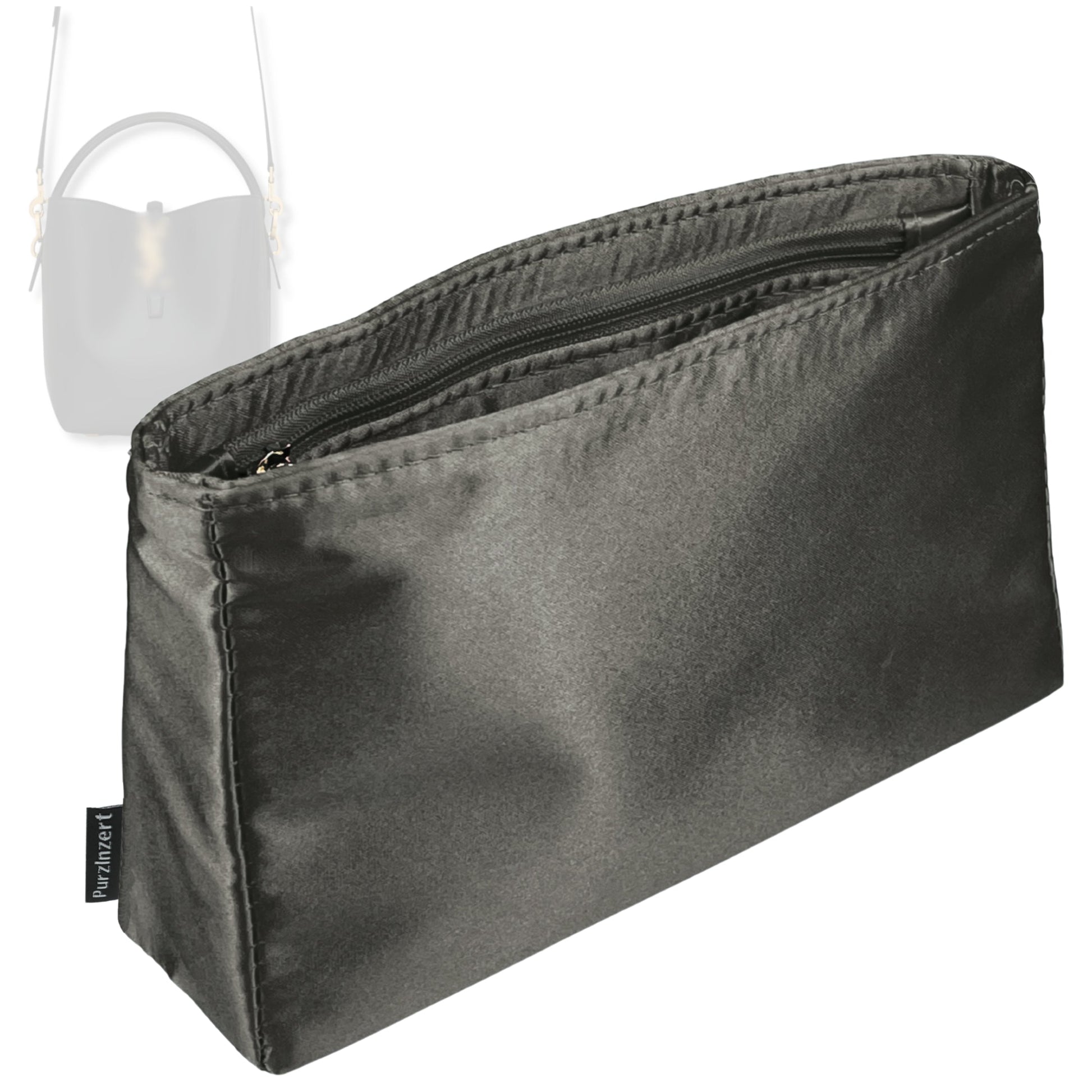 Bag Insert for (Saint Laurent (YSL), LE 37 Mini) Organizer Tote Purse Organiser Liner Shaper [Premium Silk Material]