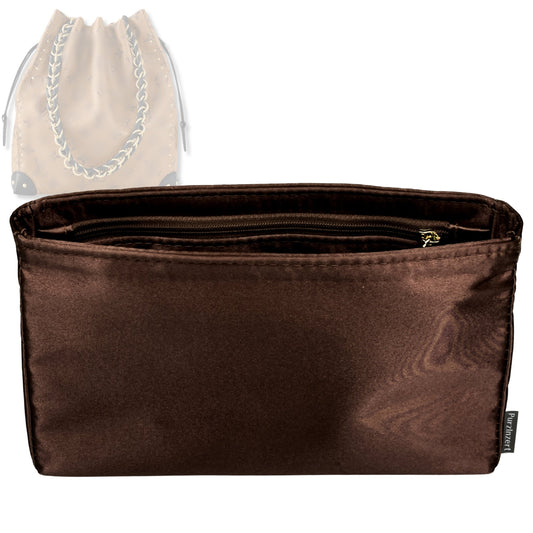 Bag Insert for (LV, Noe Trunk PM) Organizer Tote Purse Organiser Liner Shaper [Premium Silk Material]