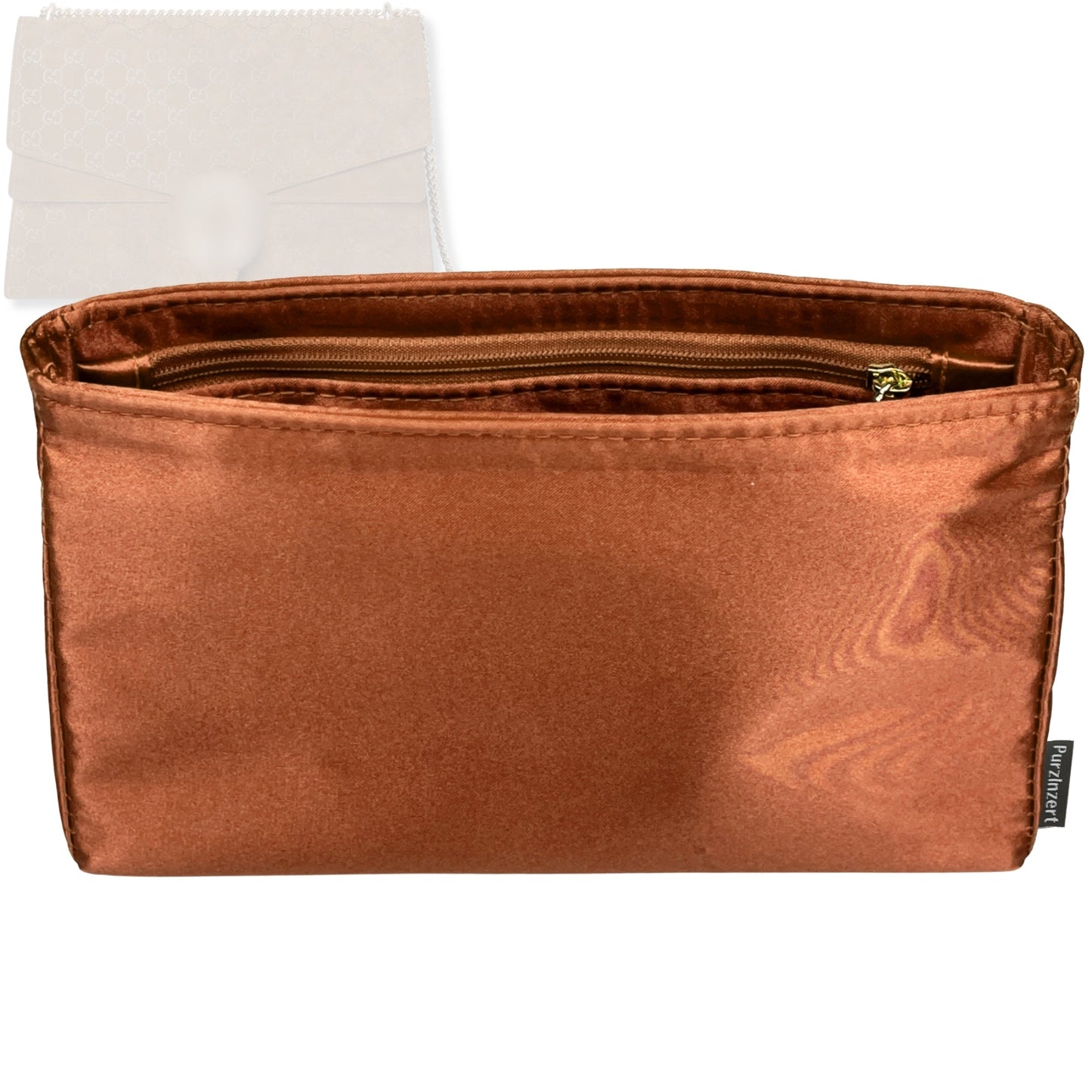 Bag Insert for (Gucci, Dionysus mini shoulder bag) Organizer Tote Purse Organiser Liner Shaper [Premium Silk Material]