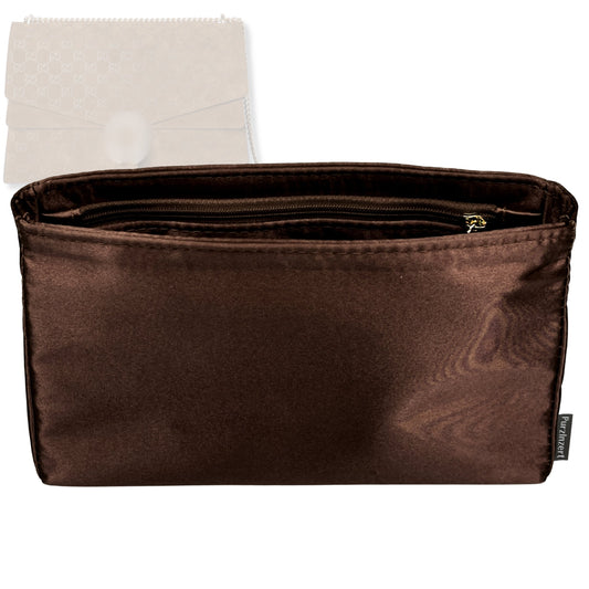 Bag Insert for (Gucci, Dionysus small shoulder bag) Organizer Tote Purse Organiser Liner Shaper [Premium Silk Material]