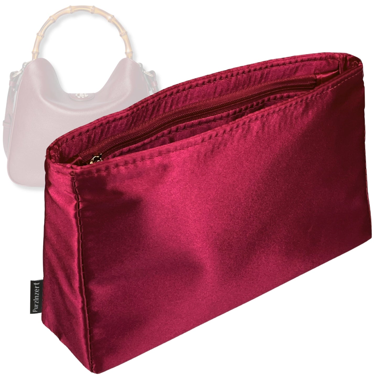 Bag Insert for (Gucci, Diana large shoulder bag) Organizer Tote Purse Organiser Liner Shaper [Premium Silk Material]