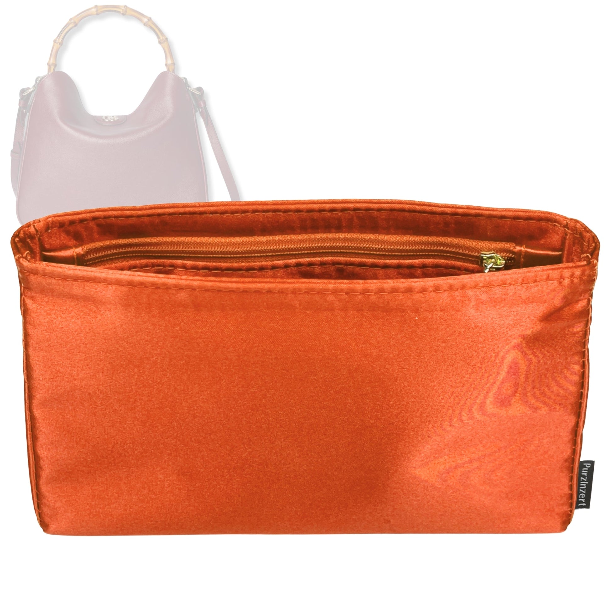 Bag Insert for (Gucci, Diana small shoulder bag) Organizer Tote Purse Organiser Liner Shaper [Premium Silk Material]