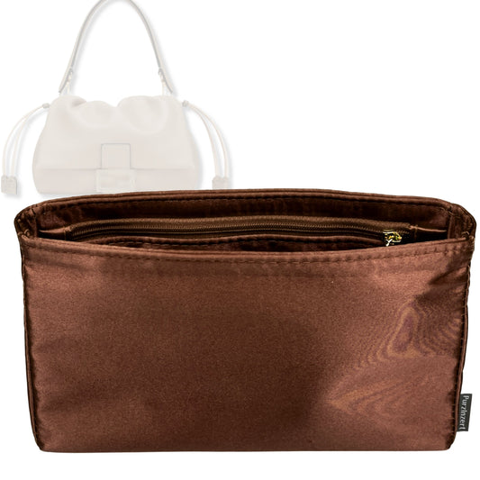 Bag Insert for (Fendi, Mamma Baguette Medium) Organizer Tote Purse Organiser Liner Shaper [Premium Silk Material]