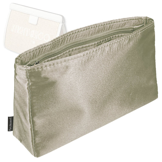 Bag Insert for (Jimmy Choo, Avenue London Pouch) Organizer Tote Purse Organiser Liner Shaper [Premium Silk Material]