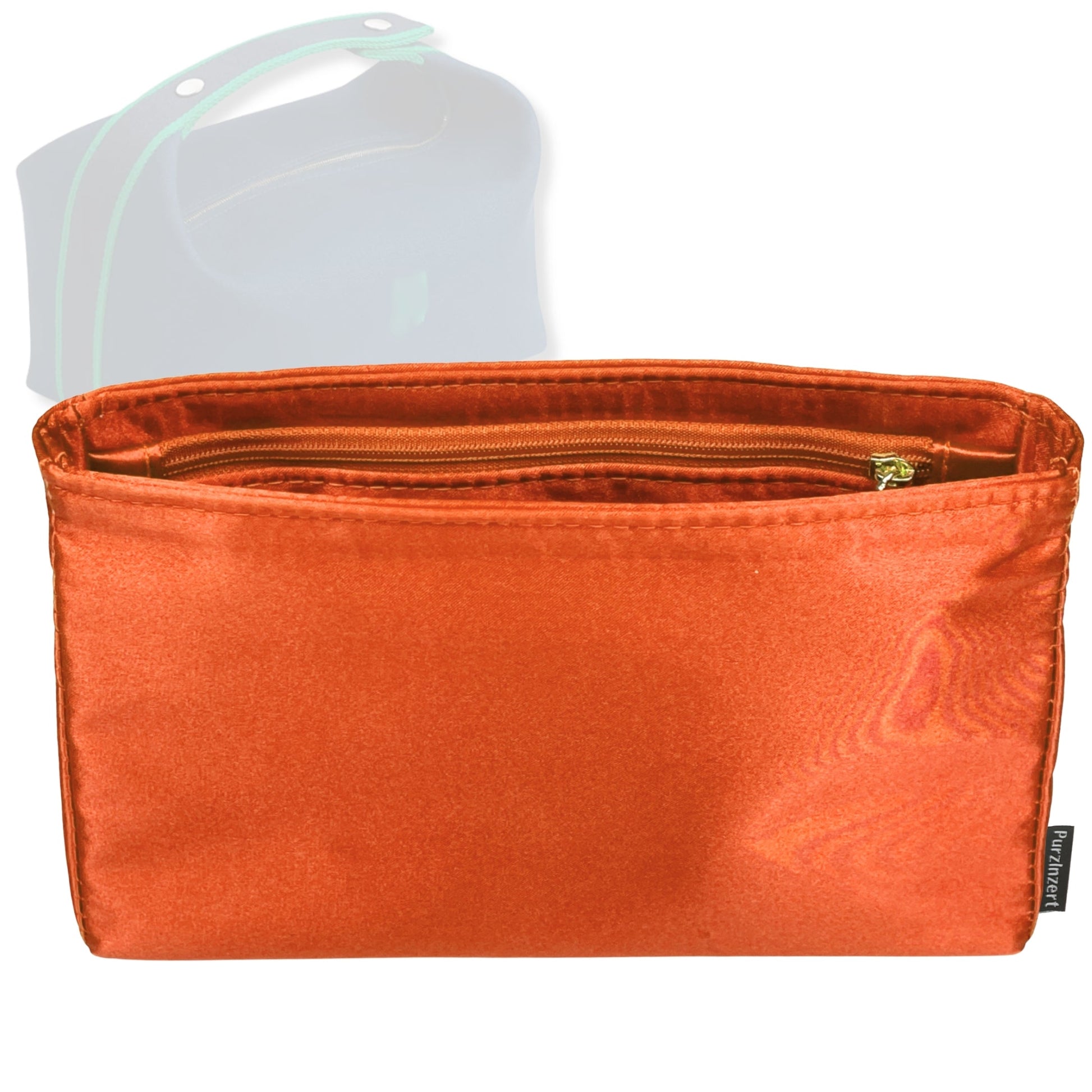 Bag Insert for (Hermes, Bride-a-Brac case Small) Organizer Tote Purse Organiser Liner Shaper [Premium Silk Material]