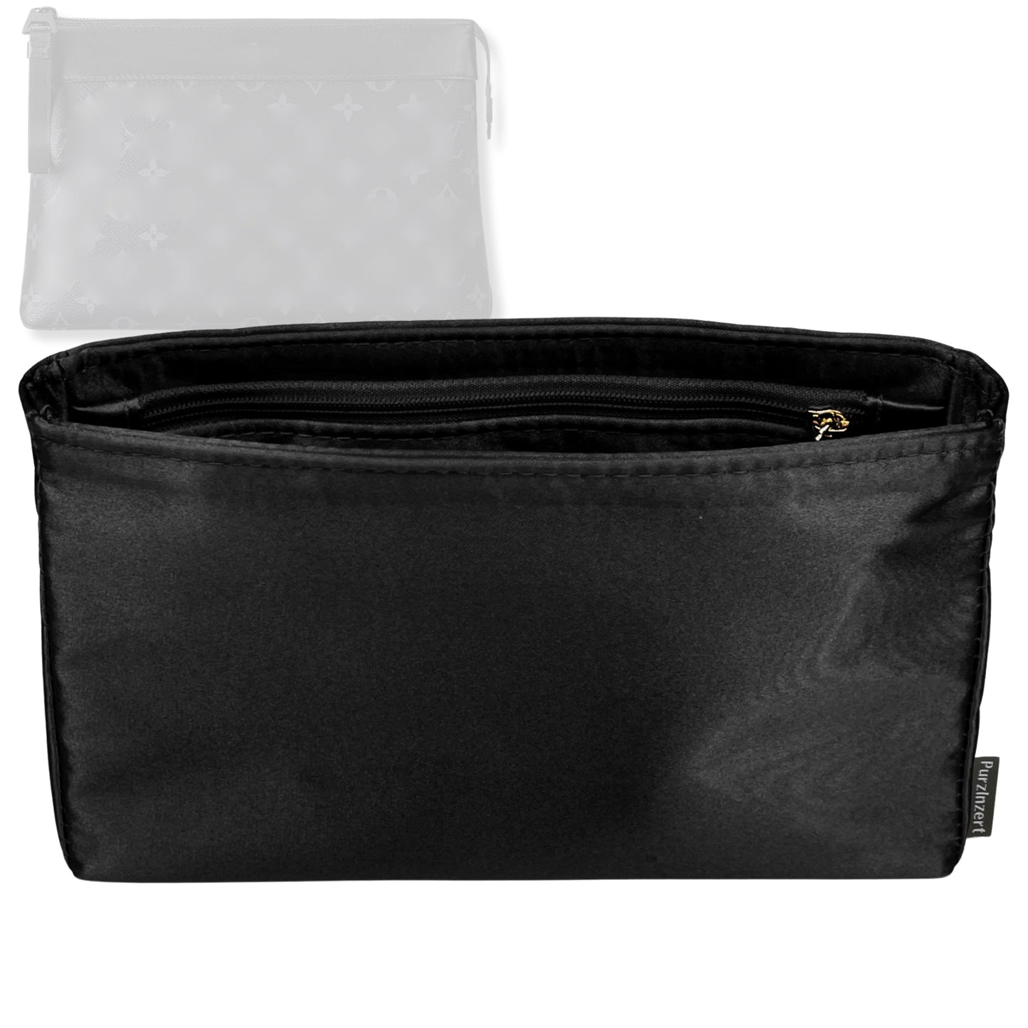 Bag Insert for (LV, Pochette Voyage Souple) Organizer Tote Purse Organiser Liner Shaper [Premium Silk Material]