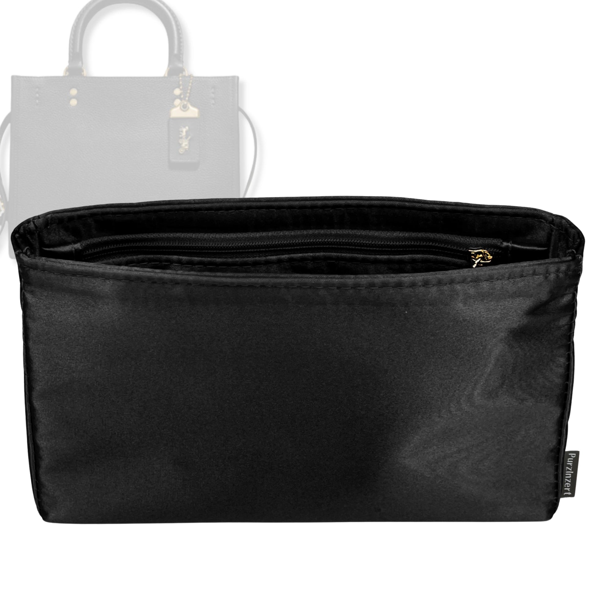 Bag Insert for (Coach, Rogue 20) Organizer Tote Purse Organiser Liner Shaper [Premium Silk Material]