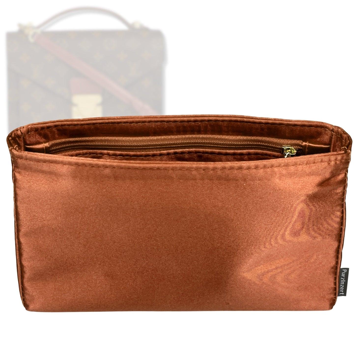 Bag Insert for (LV, Monceau 26) Organizer Tote Purse Organiser Liner Shaper [Premium Silk Material]