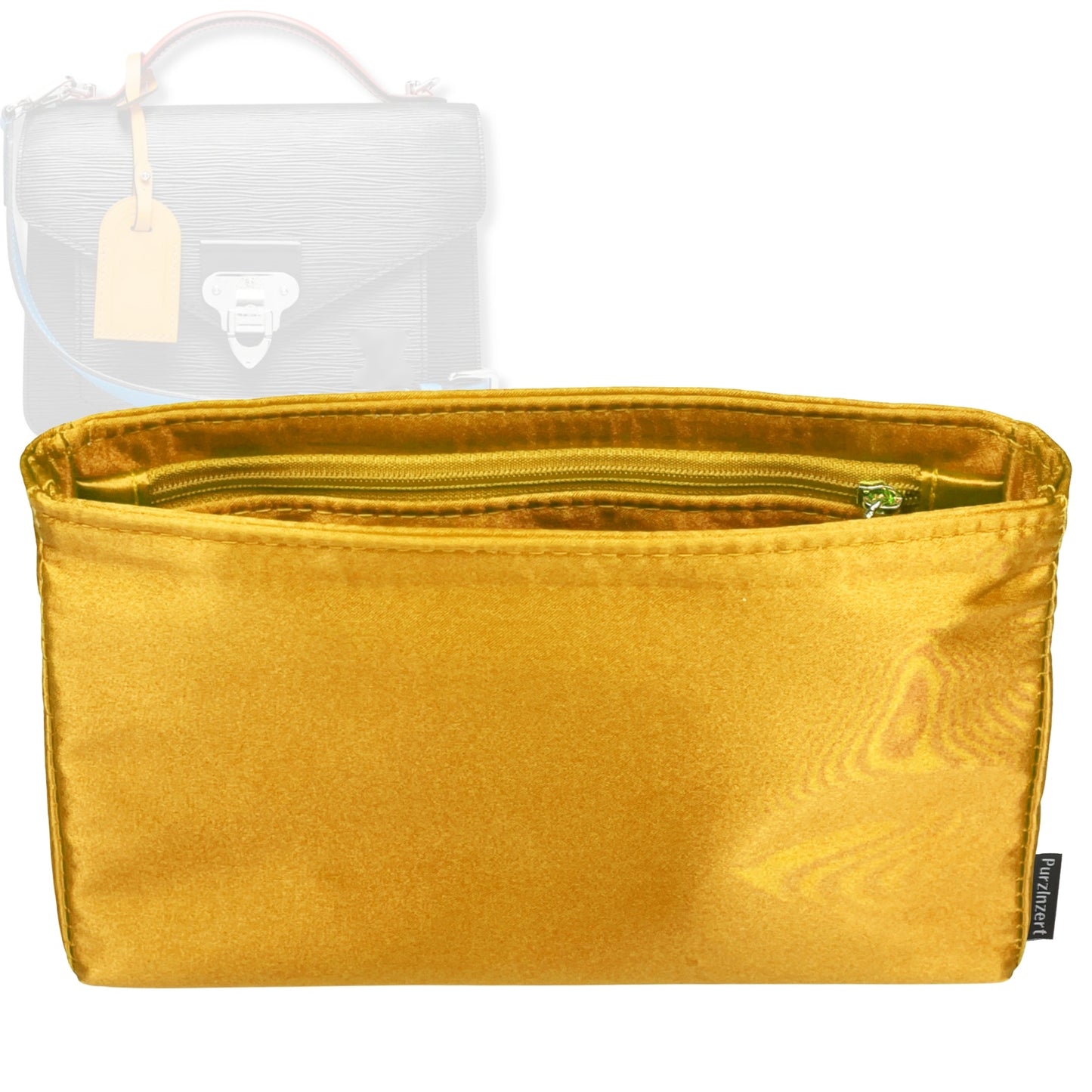 Bag Insert for (LV, Neo Monceau) Organizer Tote Purse Organiser Liner Shaper [Premium Silk Material]