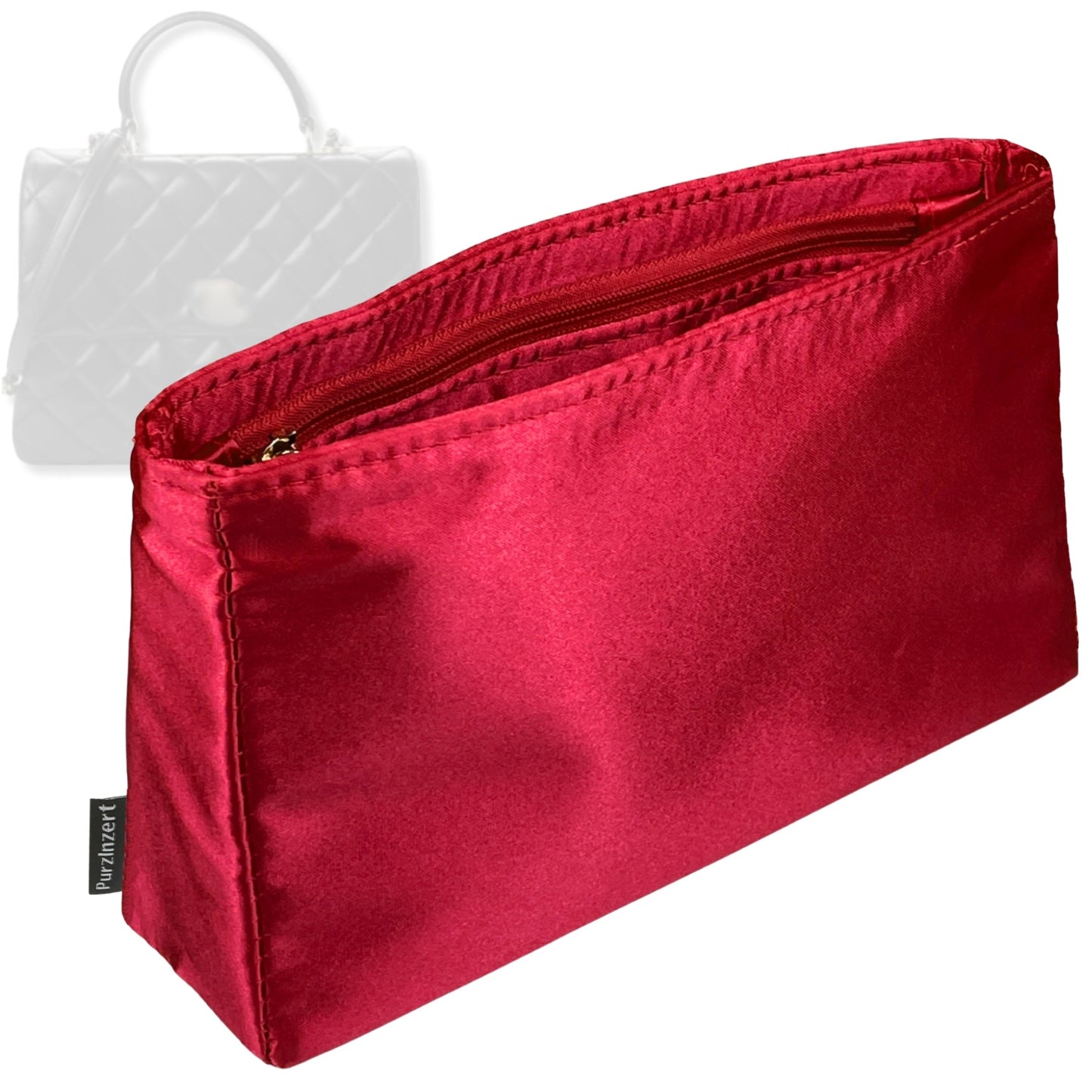 Bag Insert for (Chanel, Trendy CC Large) Organizer Tote Purse Organiser Liner Shaper [Premium Silk Material]