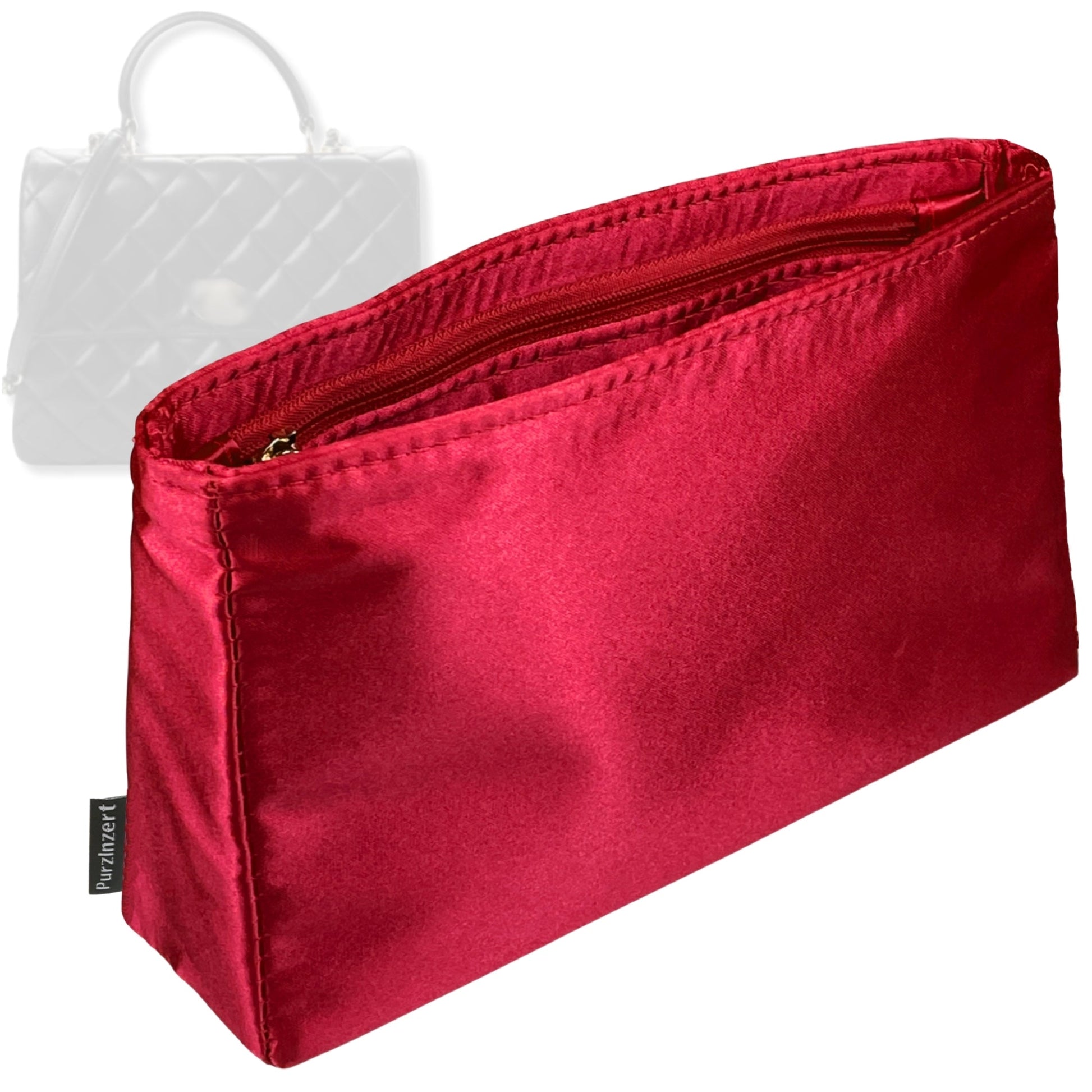 Bag Insert for (Chanel, Trendy CC Large) Organizer Tote Purse Organiser Liner Shaper [Premium Silk Material]