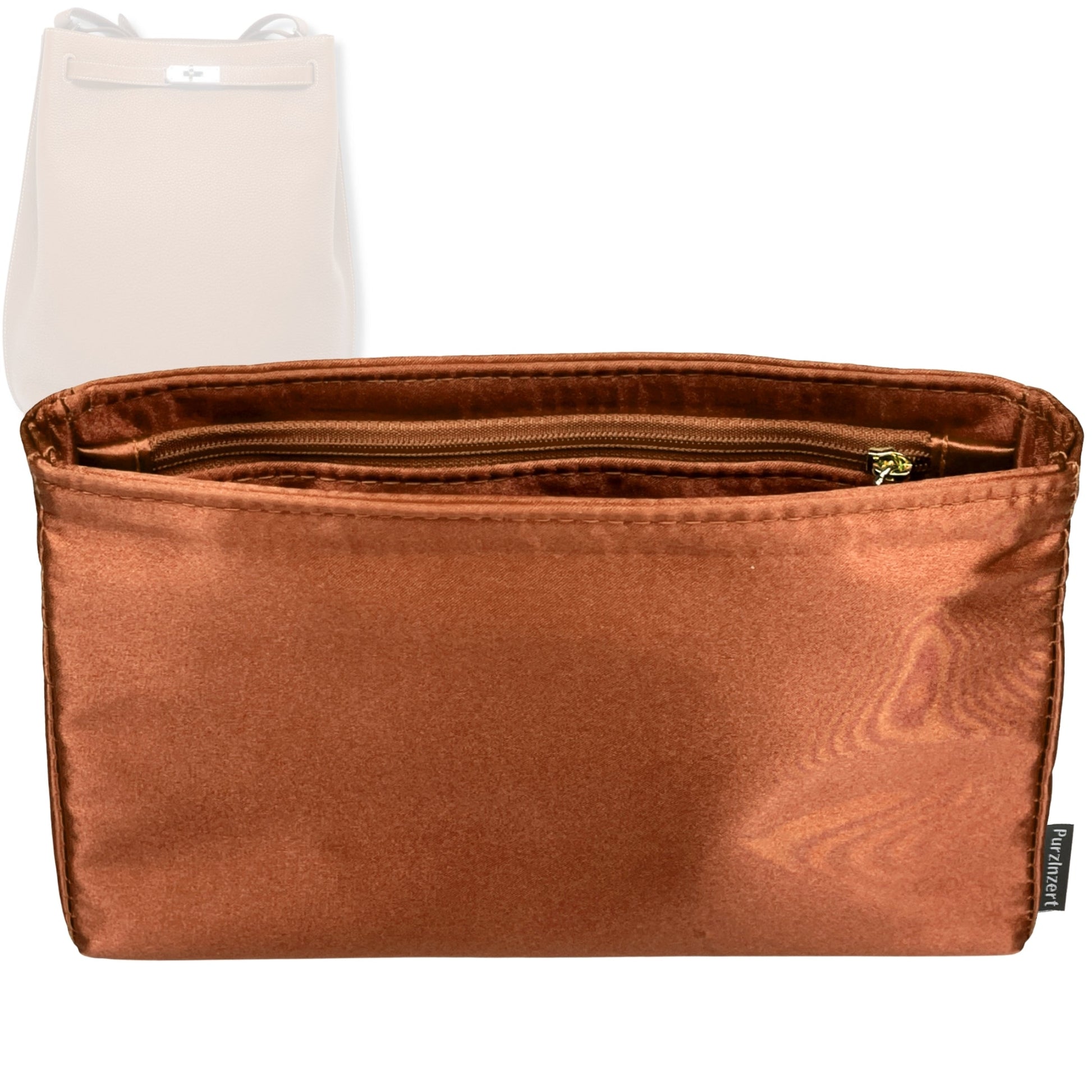 Bag Insert for (Hermes, So Kelly 26) Organizer Tote Purse Organiser Liner Shaper [Premium Silk Material]