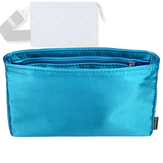 Bag Insert for (LV, Gaston Wearable Wallet Taigarama) Organizer Tote Purse Organiser Liner Shaper [Premium Silk Material]