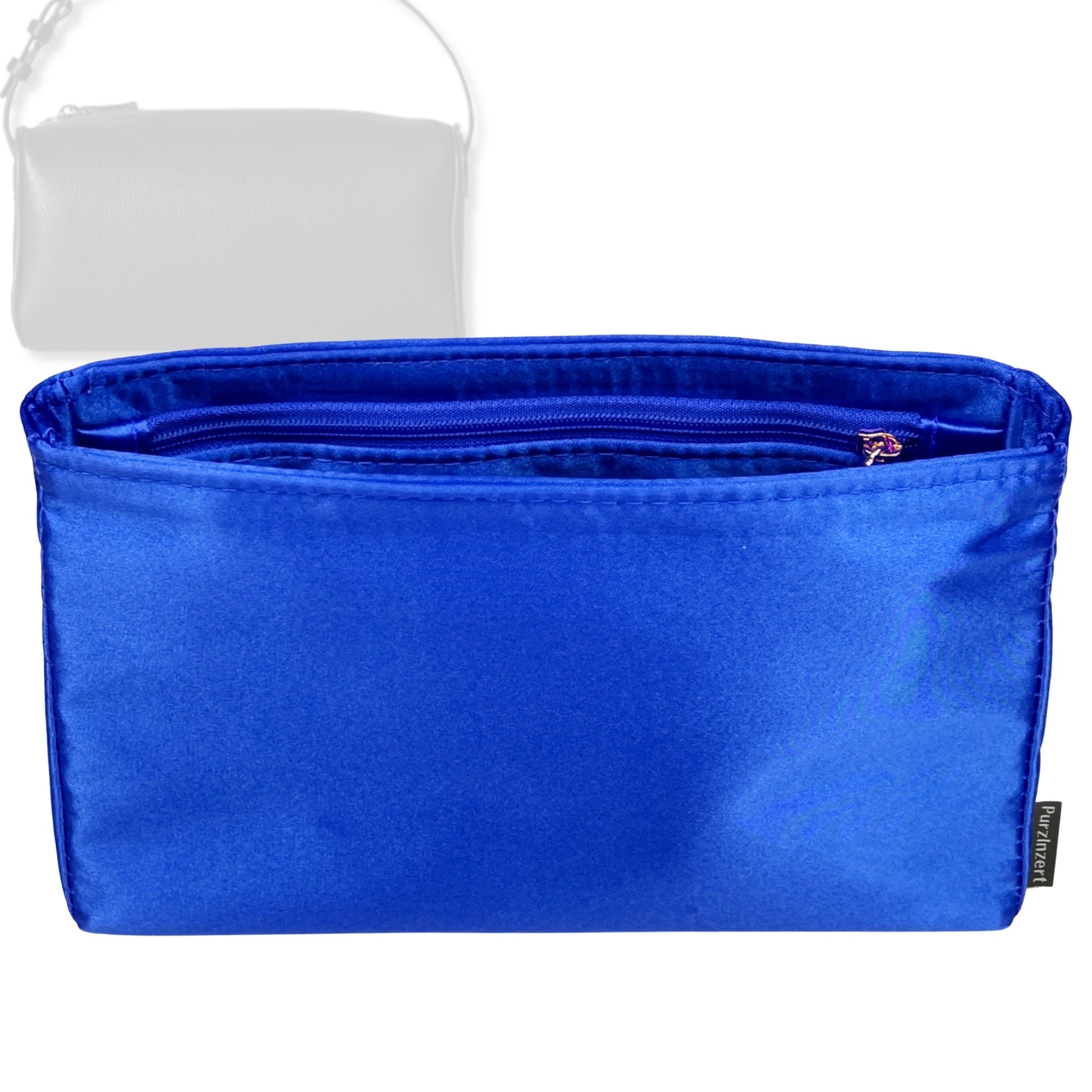 Bag Insert for (The Row, 90s Bag in Leather) Organizer Tote Purse Organiser Liner Shaper [Premium Silk Material]