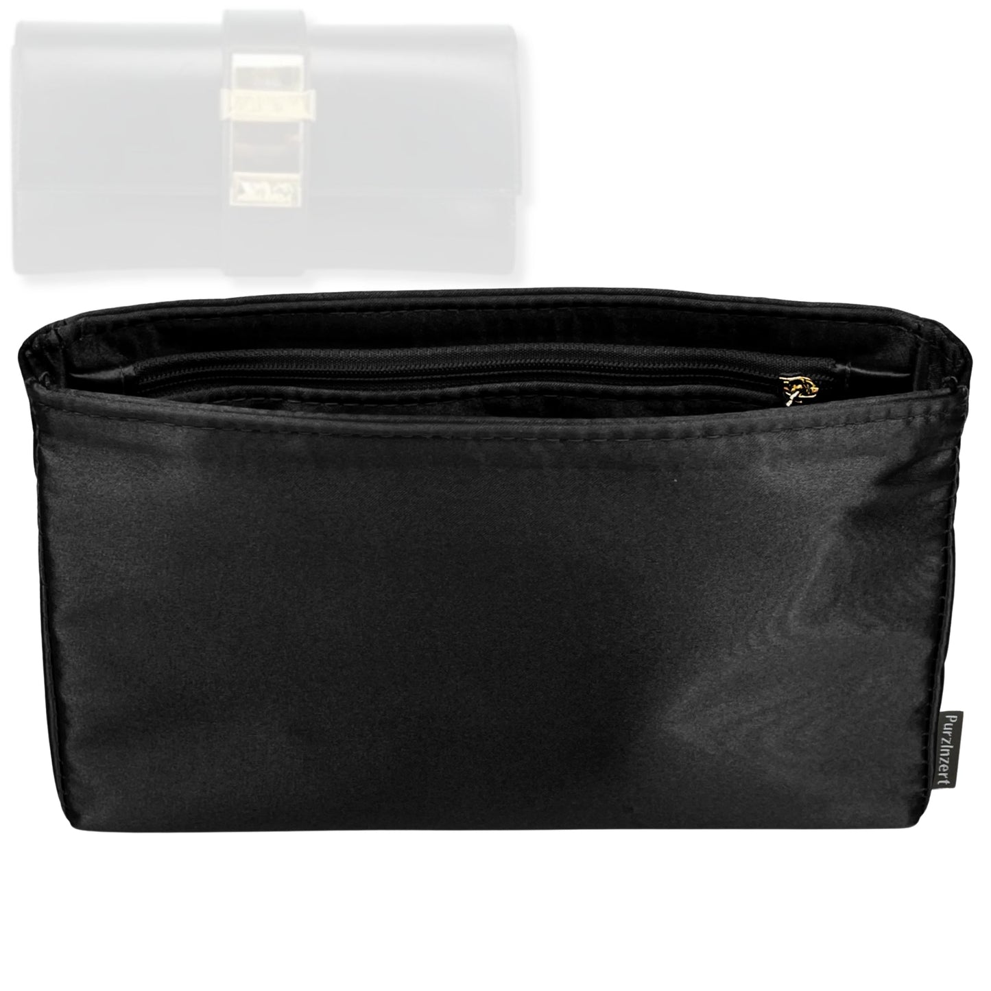 Bag Insert for (Hermes, Medor Clutch 23cm) Organizer Tote Purse Organiser Liner Shaper [Premium Silk Material]