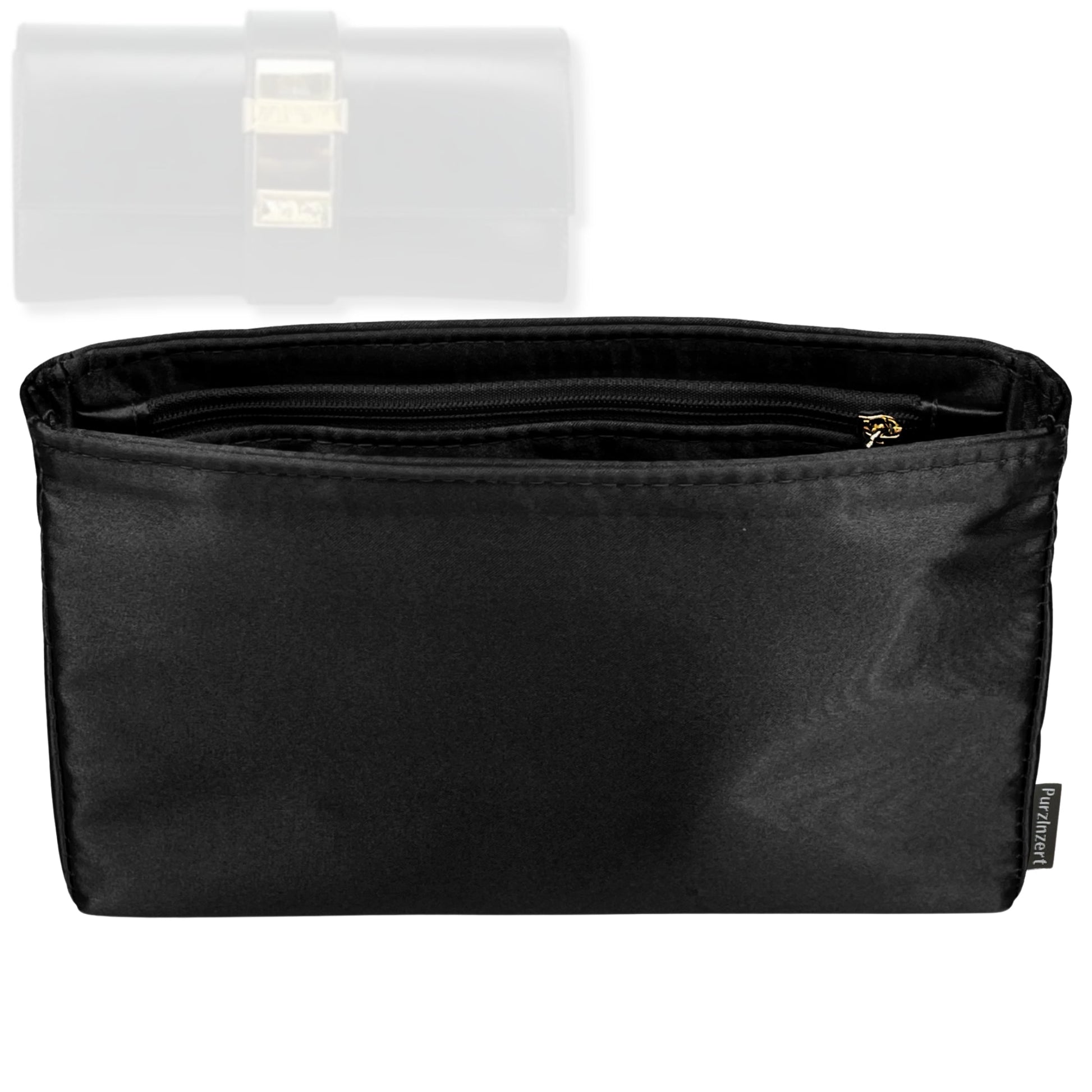 Bag Insert for (Hermes, Medor Clutch 23cm) Organizer Tote Purse Organiser Liner Shaper [Premium Silk Material]