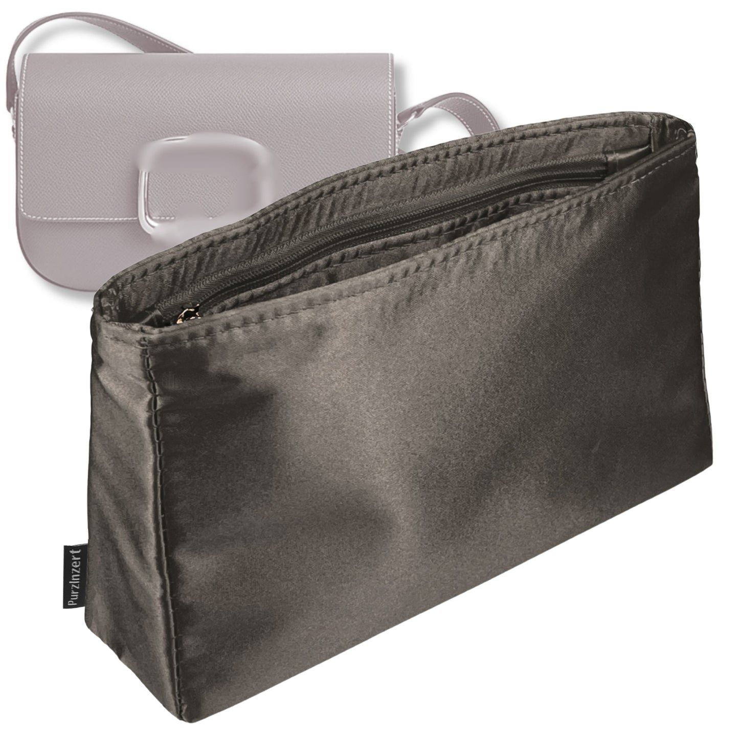 Bag Insert for (Hermes, Della Cavalleria Elan) Organizer Tote Purse Organiser Liner Shaper [Premium Silk Material]