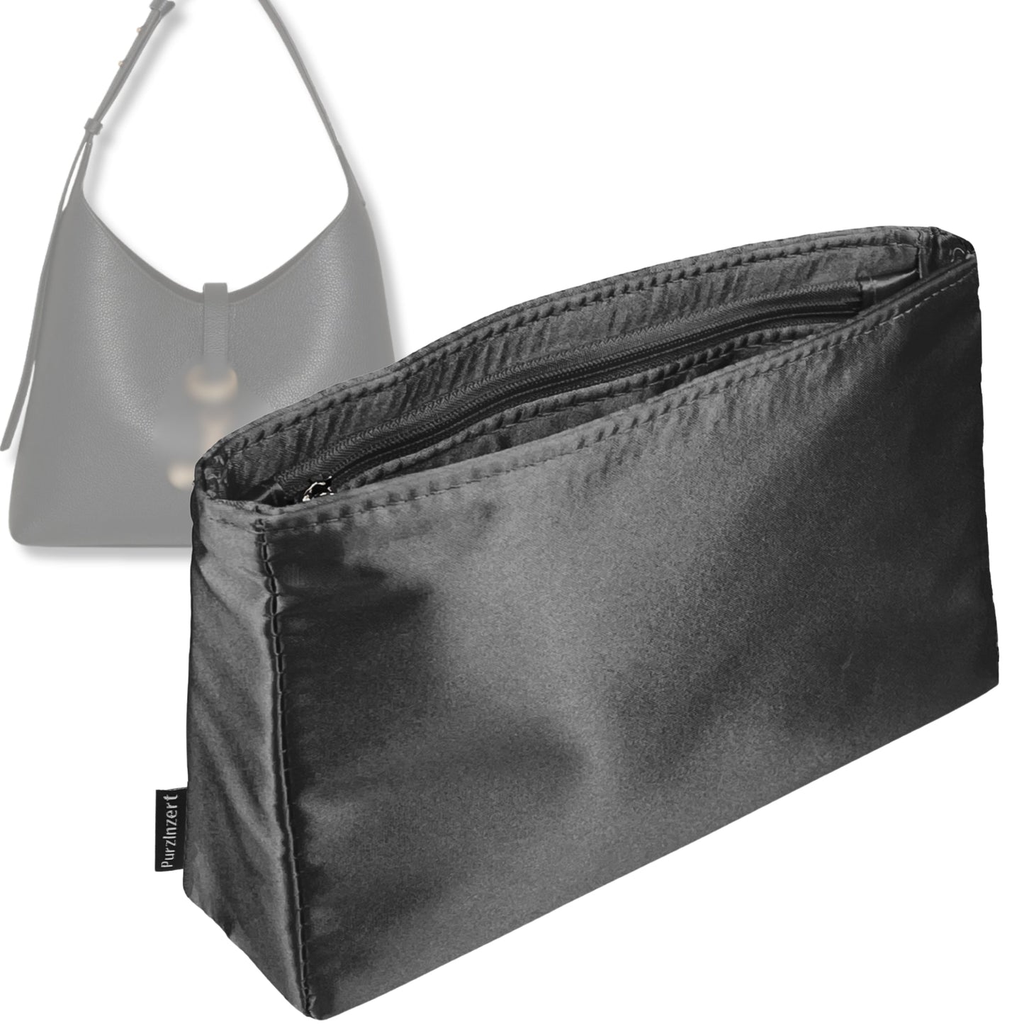 Bag Insert for (Strathberry, Kite Hobo) Organizer Tote Purse Organiser Liner Shaper [Premium Silk Material]