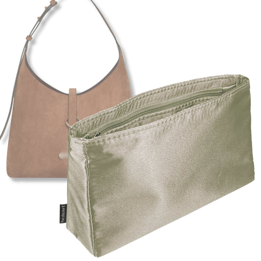 Bag Insert for (Strathberry, Kite Hobo Maxi) Organizer Tote Purse Organiser Liner Shaper [Premium Silk Material]