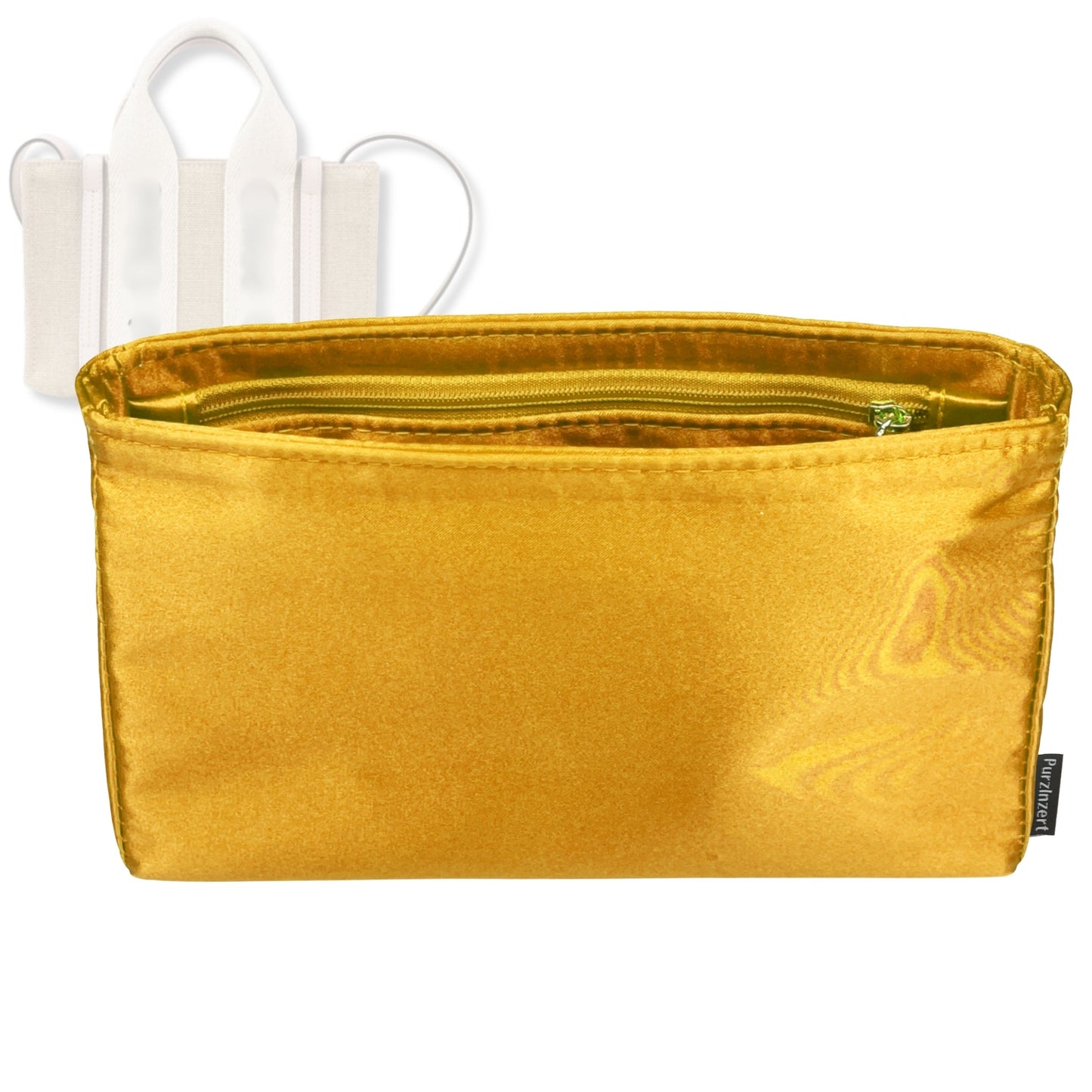 Bag Insert for (Chloe, Mini Woody Tote) Organizer Tote Purse Organiser Liner Shaper [Premium Silk Material]