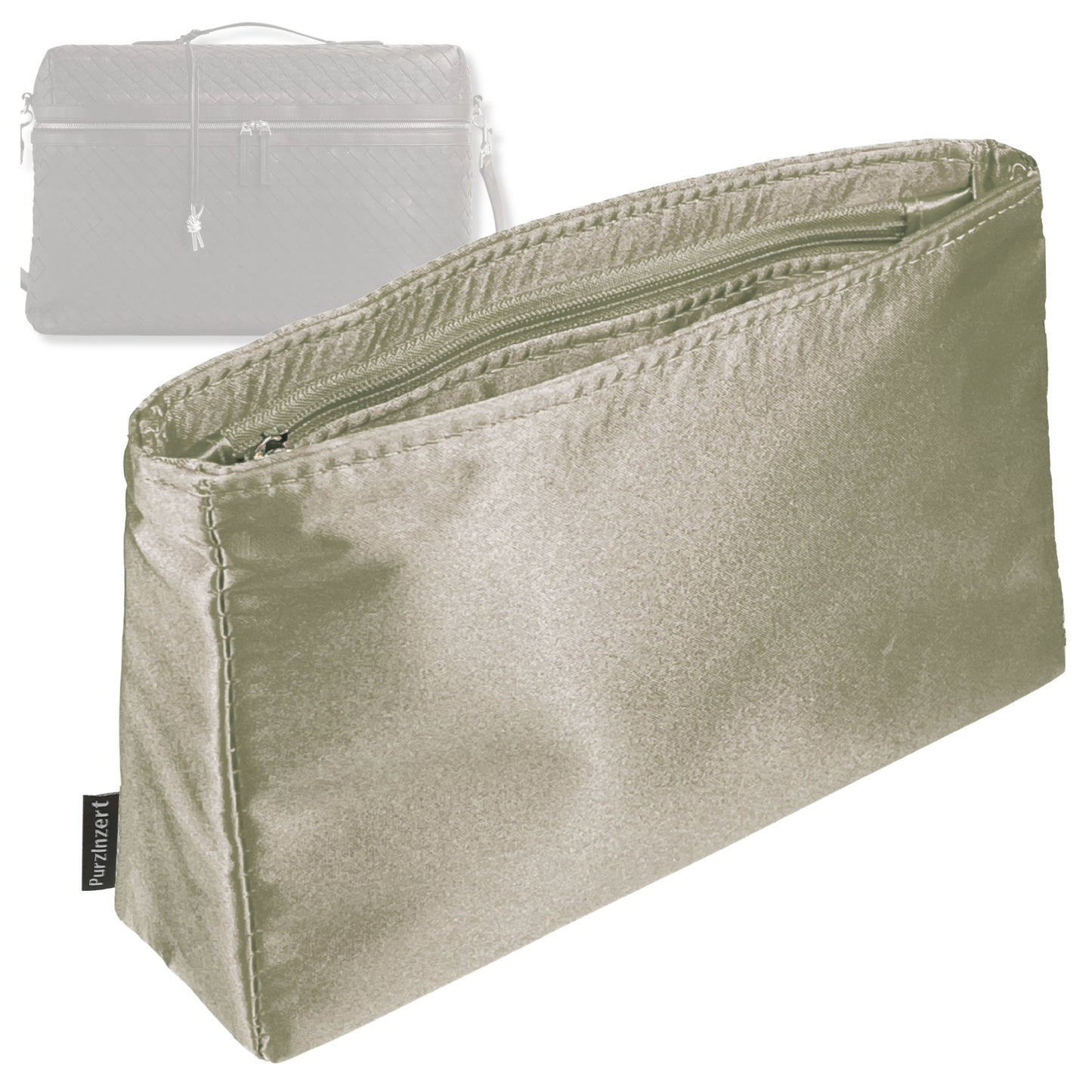 Bag Insert for (Bottega Veneta, Bang Bang Weekender) Organizer Tote Purse Organiser Liner Shaper [Premium Silk Material]