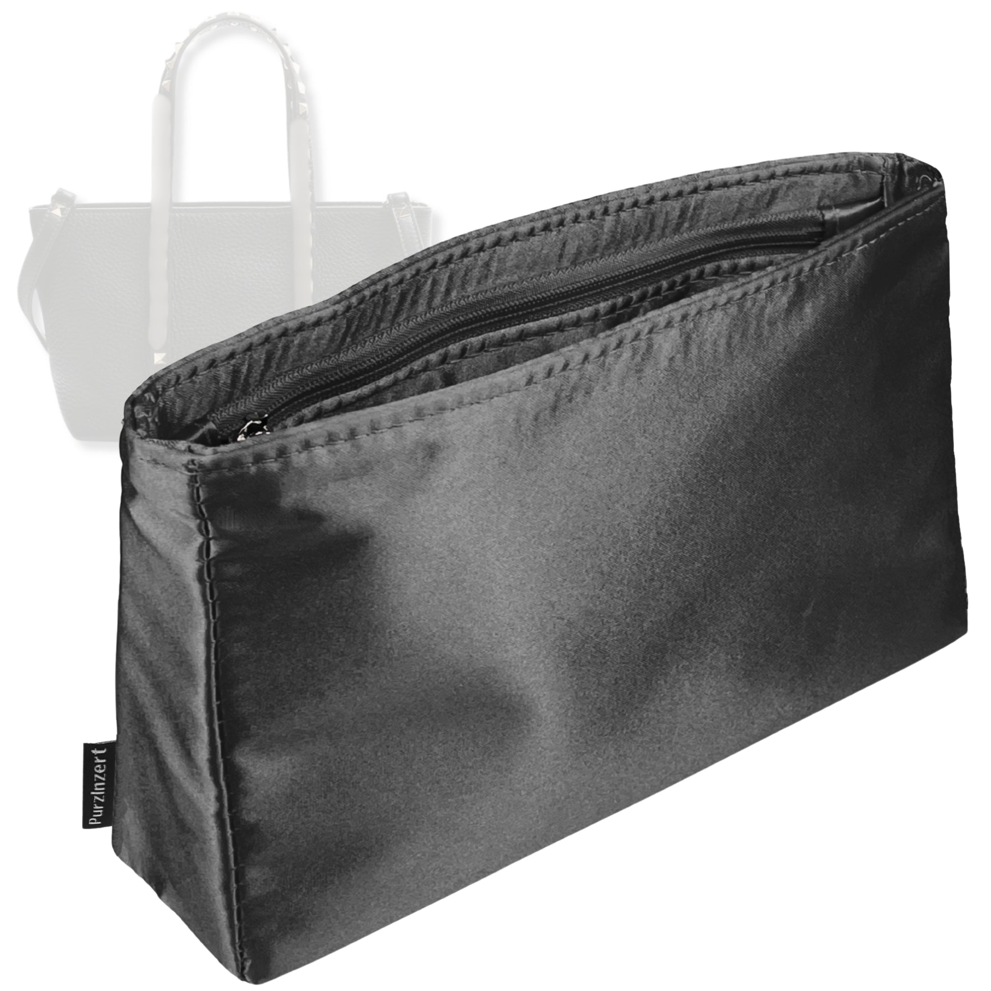 Bag Insert for (Valentino, Rockstud Mini Tote) Organizer Tote Purse Organiser Liner Shaper [Premium Silk Material]