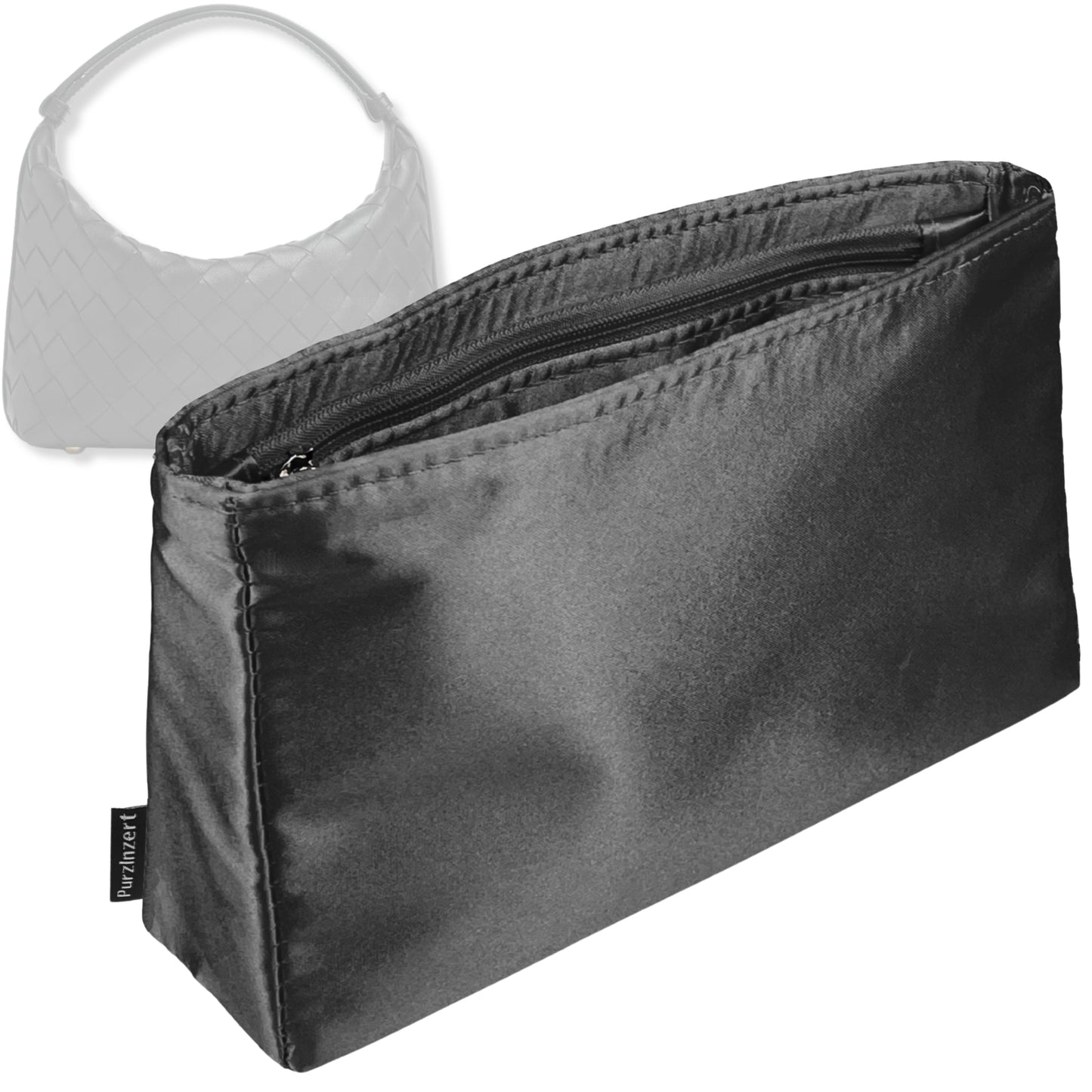 Bag Insert for (Bottega Veneta, Mini Wallace) Organizer Tote Purse Organiser Liner Shaper [Premium Silk Material]