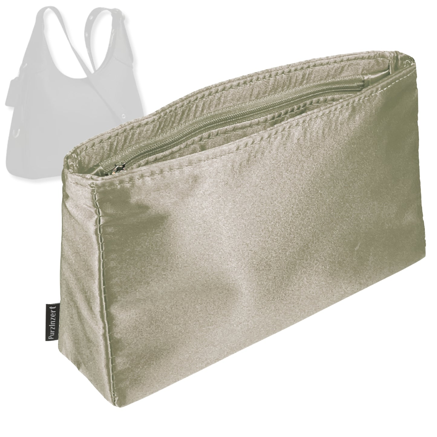 Bag Insert for (Coach, Ella Shoulder Bag) Organizer Tote Purse Organiser Liner Shaper [Premium Silk Material]