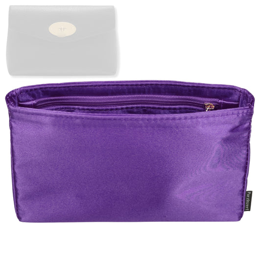 Bag Insert for (Mulberry, Large Darley Cosmetic Pouch) Organizer Tote Purse Organiser Liner Shaper [Premium Silk Material]
