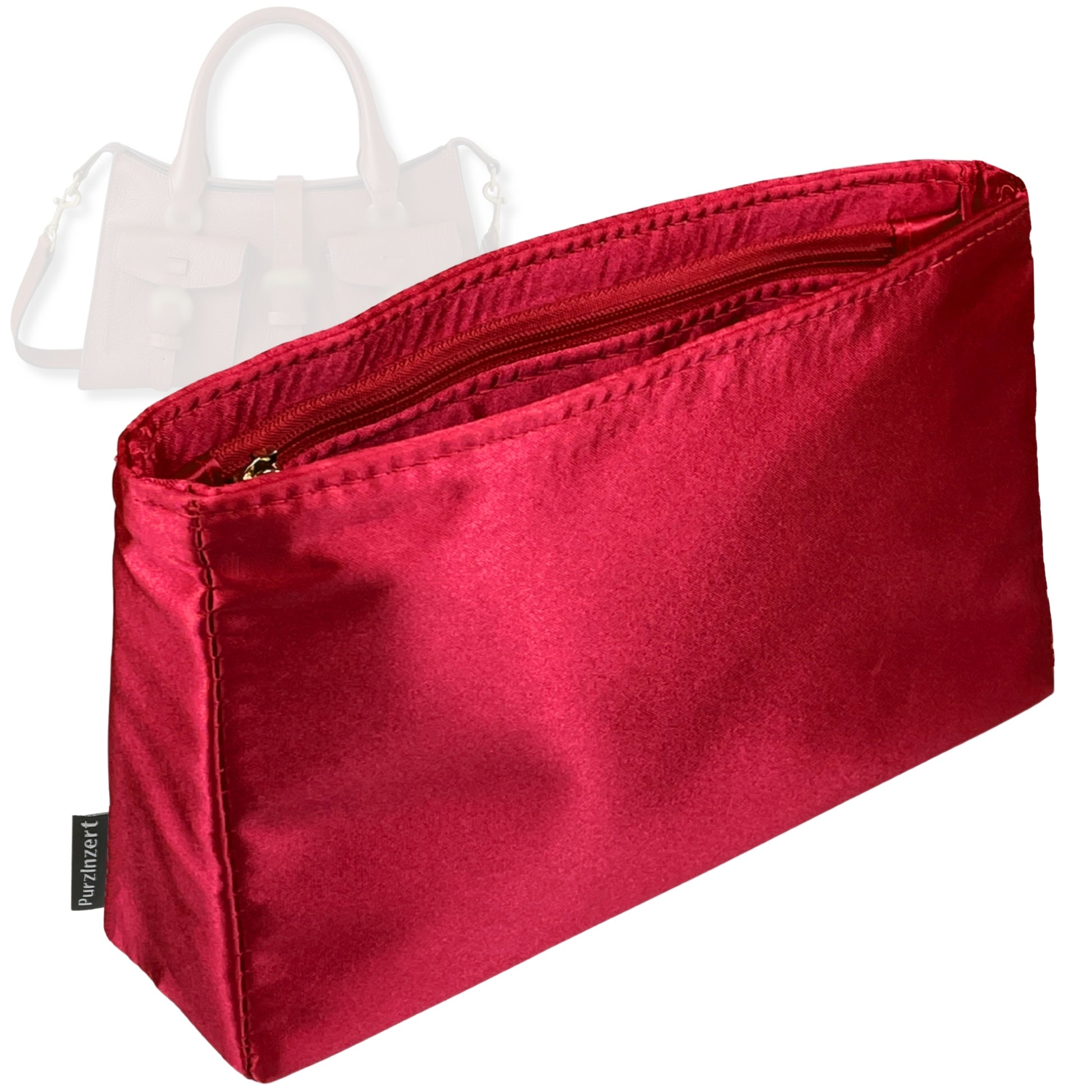 Bag Insert for (Mulberry, Small Roxanne) Organizer Tote Purse Organiser Liner Shaper [Premium Silk Material]