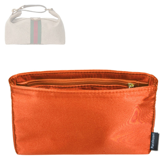 Bag Insert for (Gucci, Vanity medium top handle bag) Organizer Tote Purse Organiser Liner Shaper [Premium Silk Material]