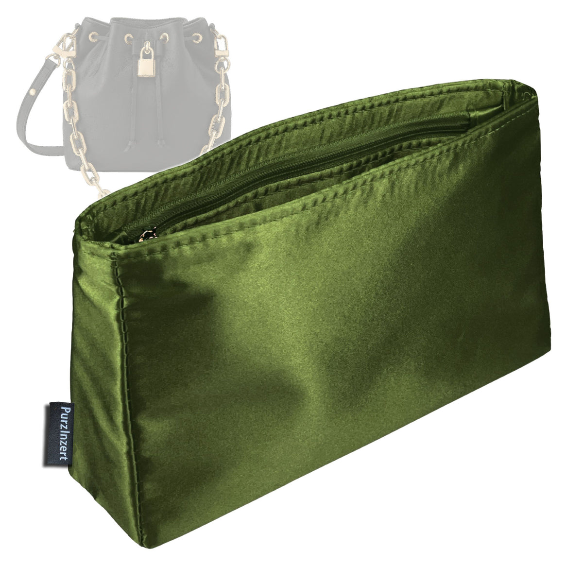Bag Insert for (LV, Coussin Bucket) Organizer Tote Purse Organiser Liner Shaper [Premium Silk Material]