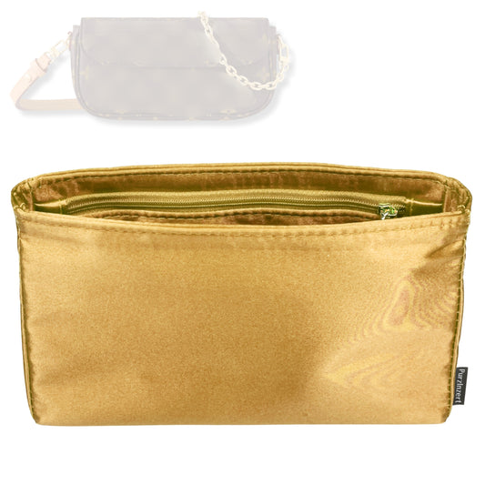 Bag Insert for (LV, Wallet On Chain Ivy) Organizer Tote Purse Organiser Liner Shaper [Premium Silk Material]