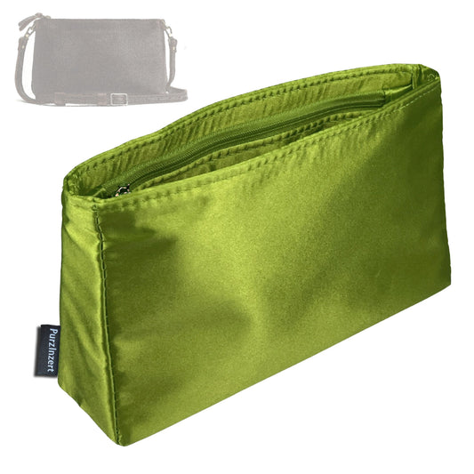 Bag Insert for (Portland Leather Goods, Poppy Purse Classic) Organizer Tote Purse Organiser Liner Shaper [Premium Silk Material]