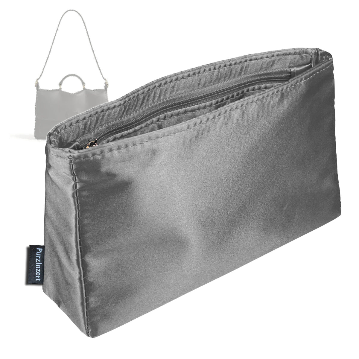 Bag Insert for (Coach, Metropolitan Messenger Bag) Organizer Tote Purse Organiser Liner Shaper [Premium Silk Material]