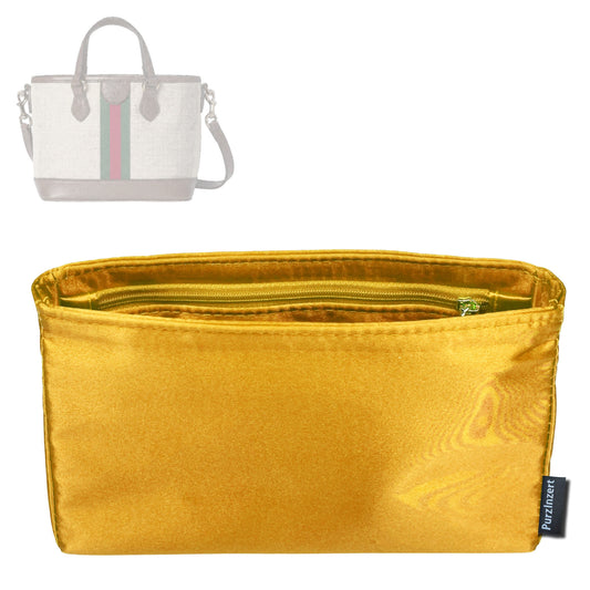 Bag Insert for (Gucci, Ophidia GG Small Tote) Organizer Tote Purse Organiser Liner Shaper [Premium Silk Material]