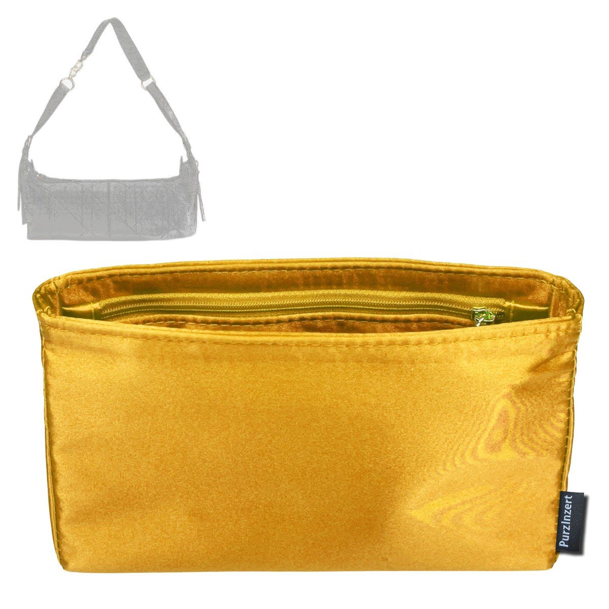 Bag Insert for (Dior, Medium D-Journey) Organizer Tote Purse Organiser Liner Shaper [Premium Silk Material]