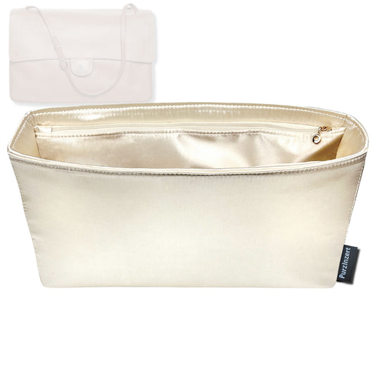 Bag Insert for (Chanel, Maxi Flapbag 38cm) Organizer Tote Purse Organiser Liner Shaper [Premium Silk Material]