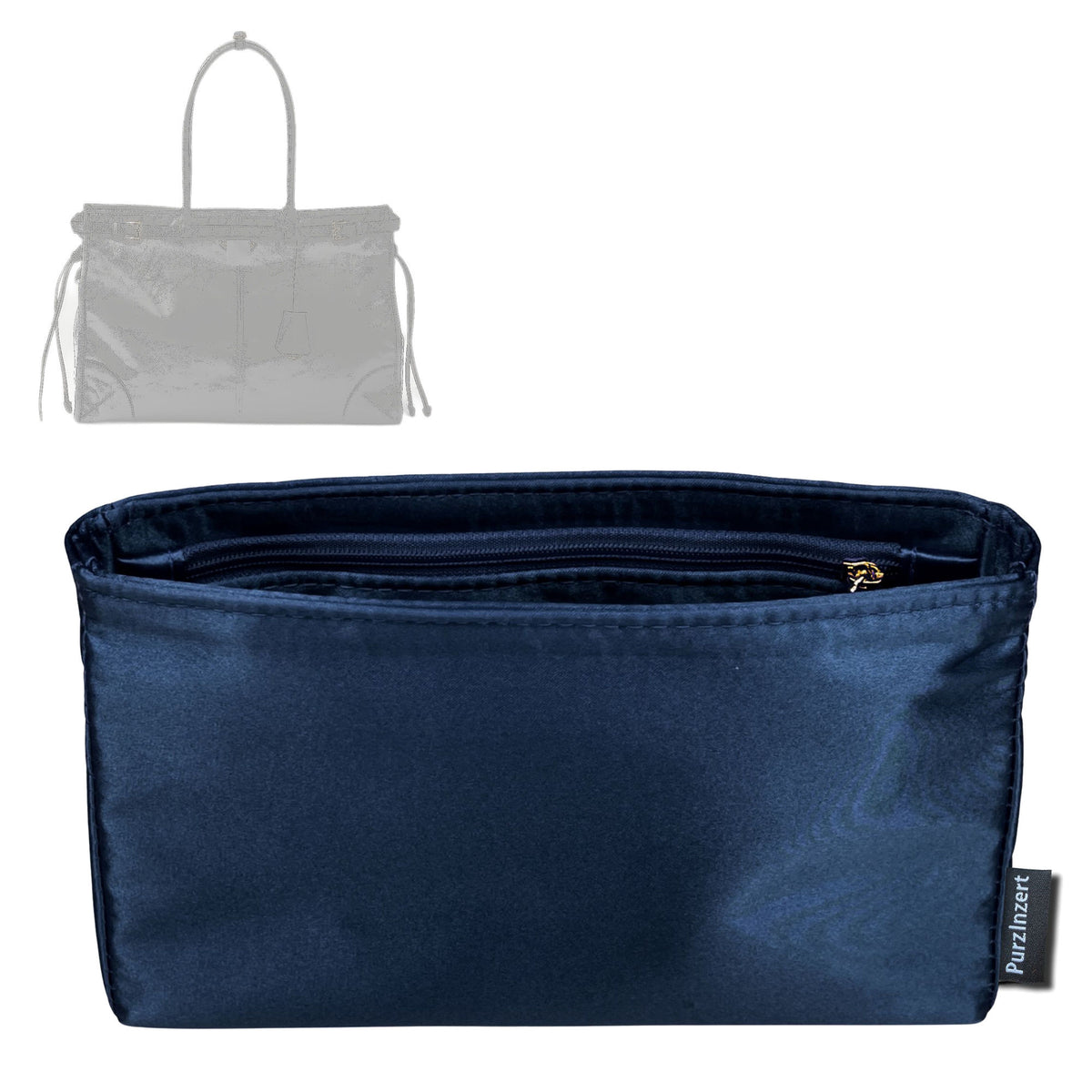 Bag Insert for (Prada, Bonnie extra-large bag) Organizer Tote Purse Organiser Liner Shaper [Premium Silk Material]