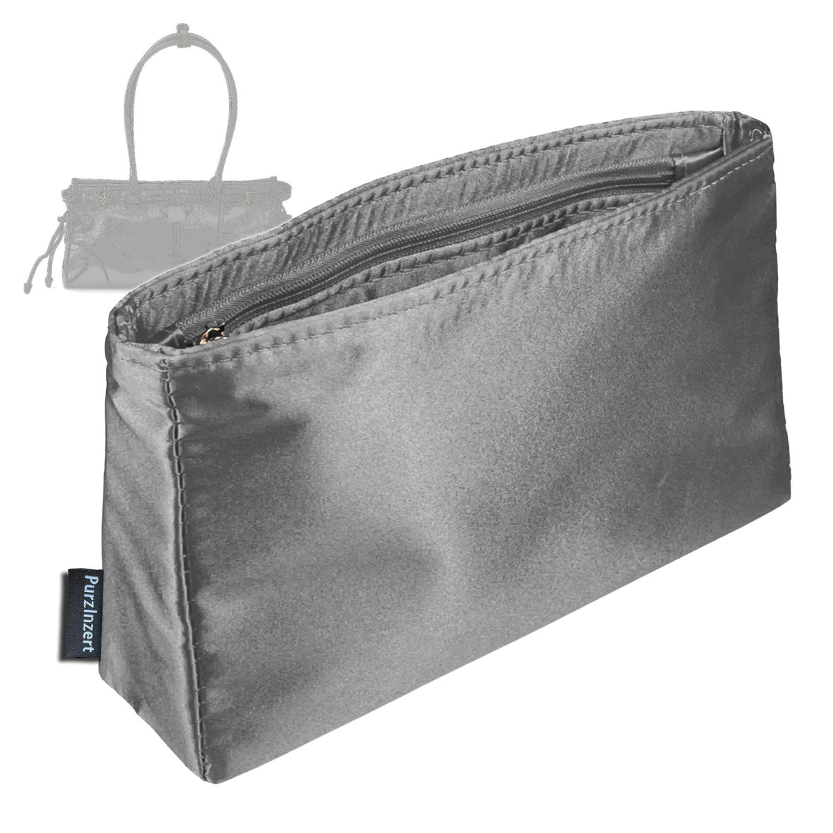 Bag Insert for (Prada, Bonnie medium handbag) Organizer Tote Purse Organiser Liner Shaper [Premium Silk Material]