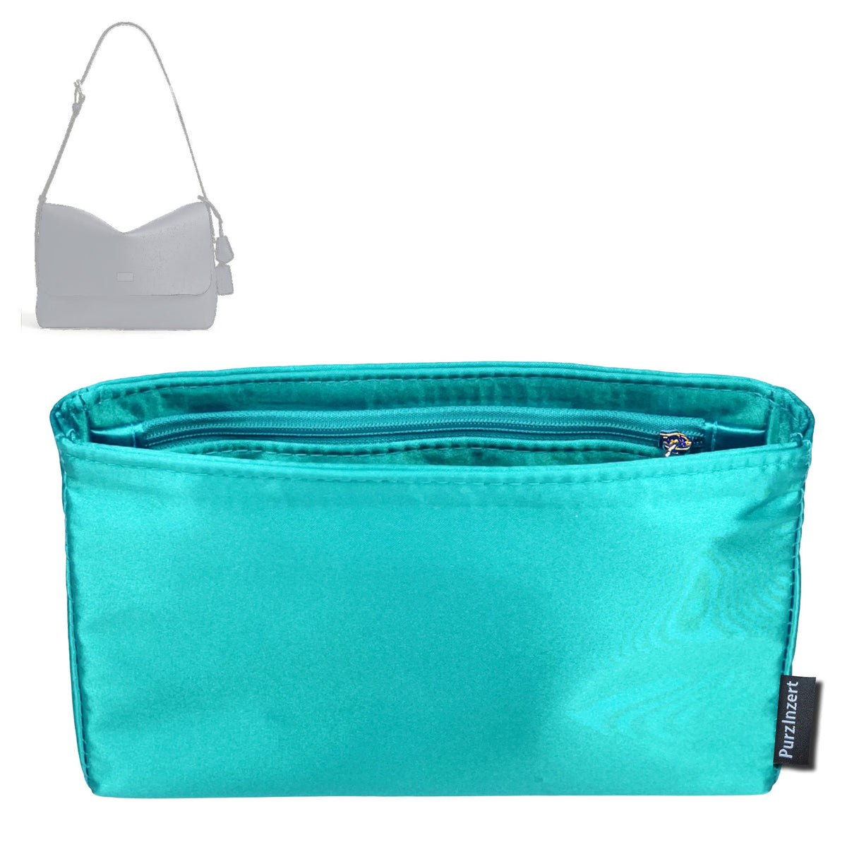 Bag Insert for (Coach, LUDLOW MESSENGER BAG) Organizer Tote Purse Organiser Liner Shaper [Premium Silk Material]